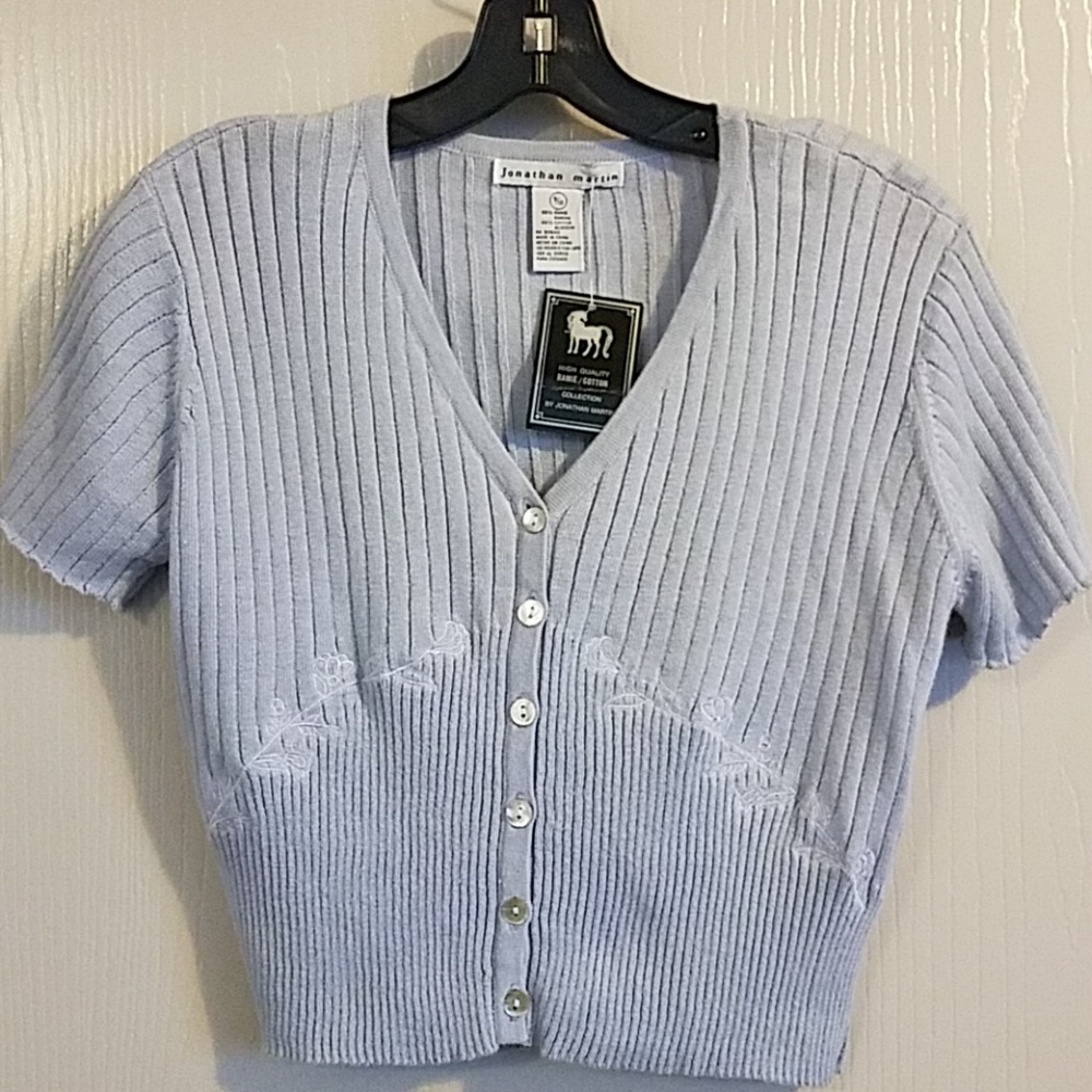 NEW 1990'S JONATHAN MARTIN Cardigan New with tags Ladies sweater sz 9/10